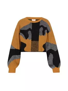 Пуловер IZIA, цвет kamel schwarz