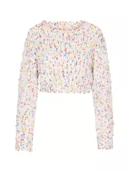 Пуловер IZIA, цвет weiss mehrfarbig