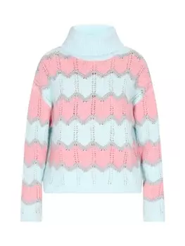 Пуловер IZIA Pullover, цвет Trkis Mehrfarbig