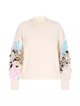 Пуловер IZIA Pullover, цвет Wollweiss