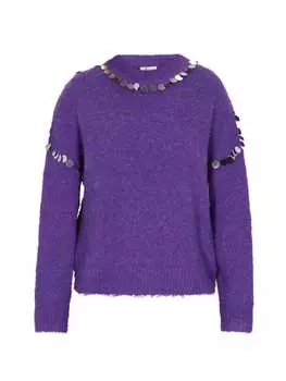 Пуловер IZIA Pullover, фиолетовый