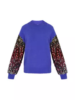 Пуловер IZIA, синий