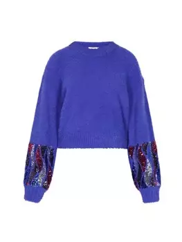 Пуловер IZIA, синий