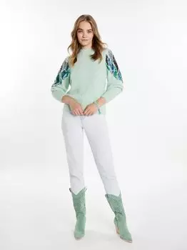 Пуловер Izia, зеленый