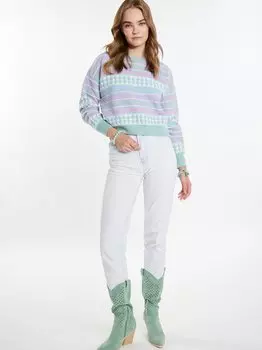 Пуловер Izia, зеленый