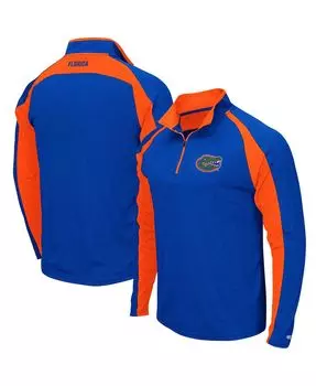 Пуловер j. peterman с застежкой-молнией j. peterman из меланжевой ткани royal florida gators Colosseum, мульти