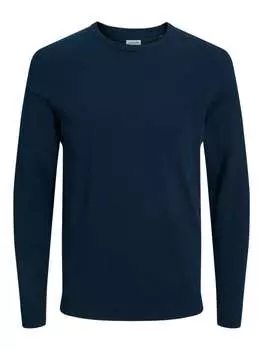 Пуловер Jack & Jones, цвет pullover 'jjebasic' marineblau