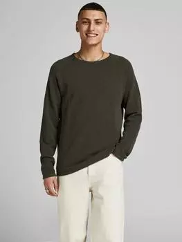 Пуловер Jack & Jones, оливковый