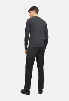 Пуловер Jack & Jones Strick 'Emil', темно серый