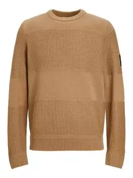 Пуловер Jack & Jones, светло коричневый