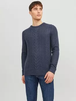 Пуловер Jack & Jones, темно-синий