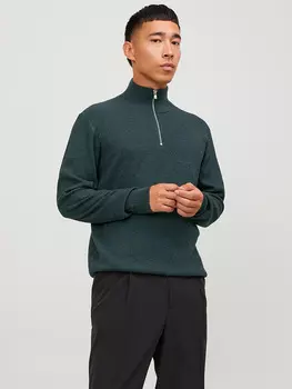 Пуловер Jack & Jones, темно зеленый