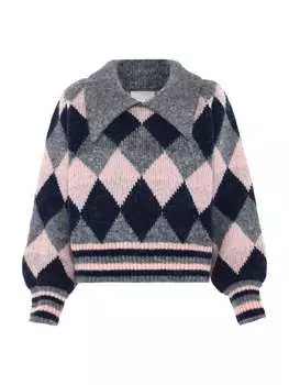 Пуловер Jalene, цвет hellblau rosa kariert