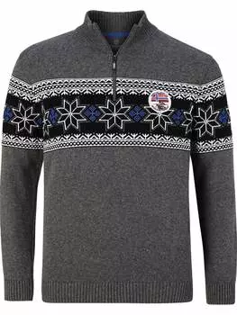 Пуловер Jan Vanderstorm, темно-серый