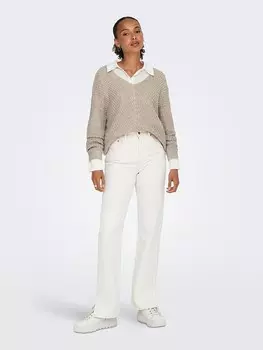Пуловер JDY Megan, бежевый