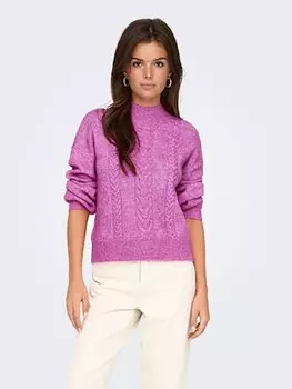 Пуловер JDY Pullover, фиолетовый