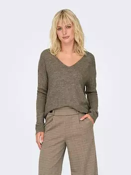 Пуловер JDY Pullover, коричневый