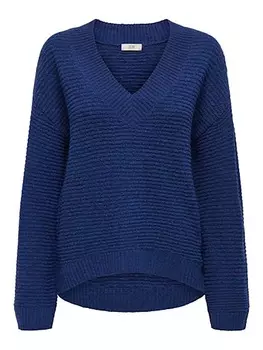 Пуловер JDY, темно-синий