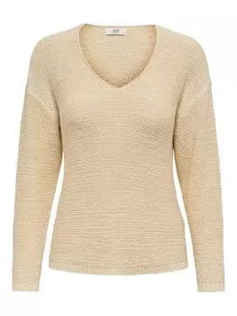 Пуловер JDY V More, бежевый