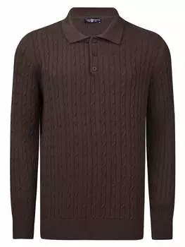 Пуловер JIMMY SANDERS, коричневый