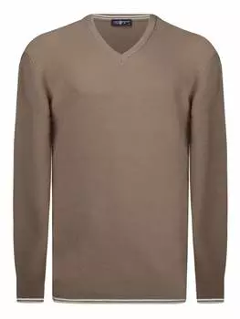 Пуловер JIMMY SANDERS, коричневый