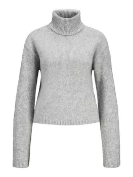 Пуловер JJXX Pullover, цвет Light Grey Melange