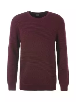 Пуловер John Devin Rundhals, цвет dunkelrot