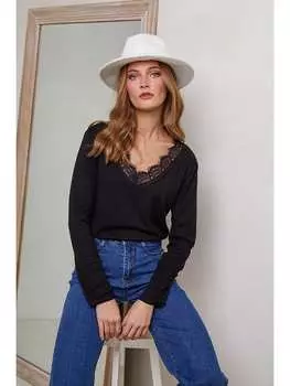 Пуловер Josfine, черный