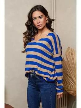 Пуловер Josfine, цвет blau/beige