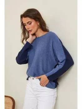 Пуловер Josfine, цвет blau/dunkelblau