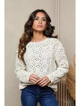 Пуловер Josfine, кремовый