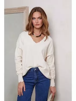 Пуловер Josfine Pullover Josefine, кремовый