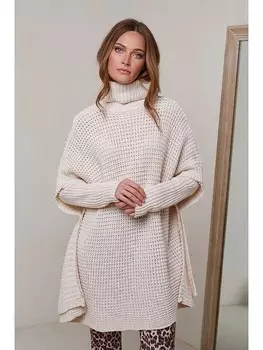 Пуловер Josfine Rollkragenpullover Ness, бежевый