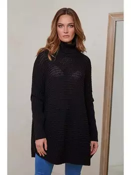 Пуловер Josfine Rollkragenpullover Ness, черный