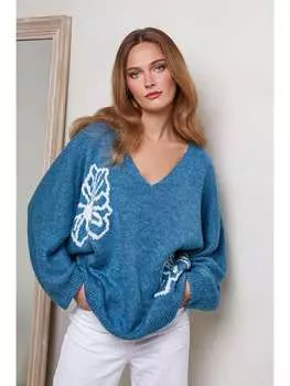 Пуловер Josfine, синий