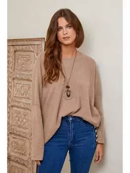 Пуловер Josfine, светло-коричневый