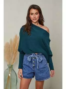 Пуловер Josfine, темно-зеленый