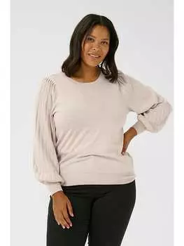 Пуловер Kaffe, бежевый