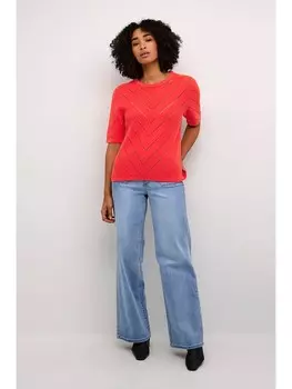 Пуловер Kaffe Pullover, красный