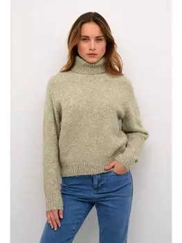 Пуловер Kaffe Rollkragen, бежевый