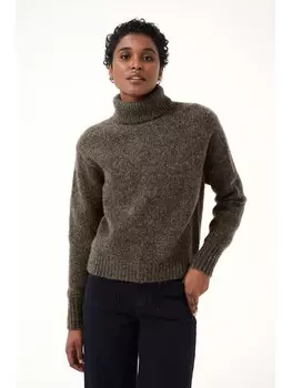 Пуловер Kaffe Rollkragen, коричневый
