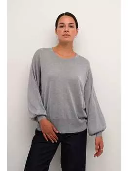 Пуловер Kaffe, серый