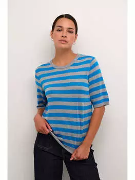 Пуловер Kaffe, светло-синий