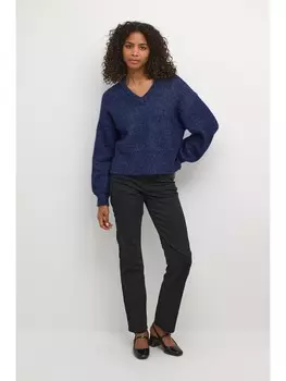 Пуловер Kaffe, темно-синий