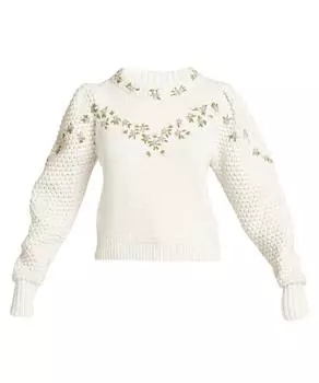 Пуловер Kenzly цвета слоновой кости LoveShackFancy