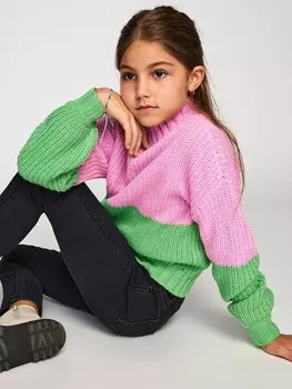 Пуловер KIDS ONLY Pullover Bibba, цвет Grn/Pink