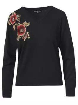 Пуловер KOROSHI GESTRICKTES JERSEY, черный