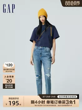 Пуловер короткий Gap с капюшоном, розовый