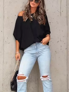 Пуловер LA Angels, черный