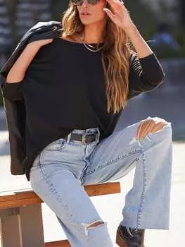 Пуловер LA Angels, черный